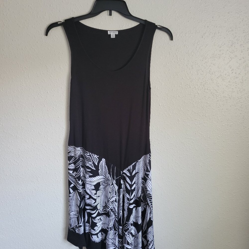 Spense Black and White Dress